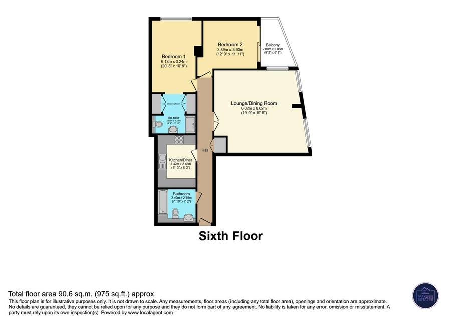 Floor plan of Kingsway, North Finchley, London N12 0EQ